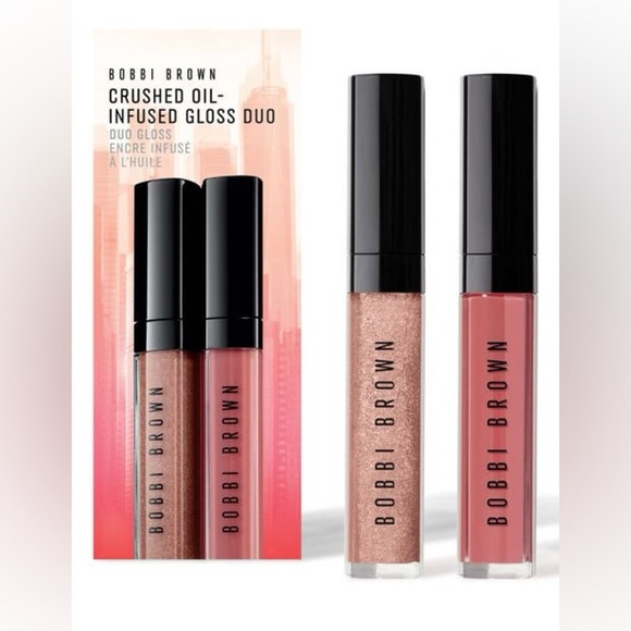 Brand New Crushed Oil Infused Hydrating Lip Gloss Duo Set (Limited Edition) - Picture 1 of 6